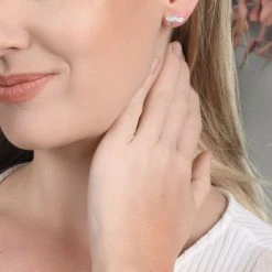 Sunset Bee Studs -Silver Store E5656 02