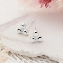 Beau Studs -Silver Store E5665 01