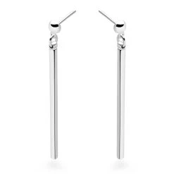 Pinstripe Earrings -Silver Store E5678 03