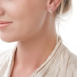 Winter Deer Studs -Silver Store E5682 03