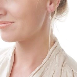 Guidance Charm Hoops -Silver Store E5687 02