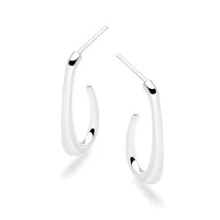 Carve Hoops -Silver Store E5698 03