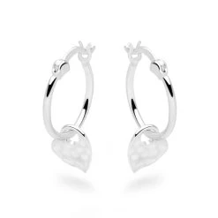 Dazzling Love Hoops -Silver Store E5704 03