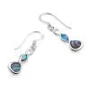 Abalone Infinity Earrings