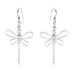 Jolly Dragonfly Earrings -Silver Store E5738 03