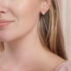 Carrie Link Studs -Silver Store E5742 02