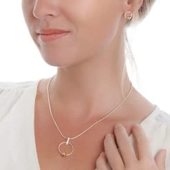 Rosen Moon Studs -Silver Store E5743 02