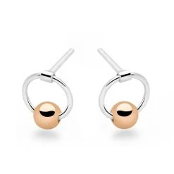 Rosen Moon Studs -Silver Store E5743 03