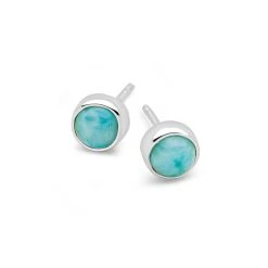 Larimar Beam Studs