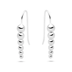 Balle Bead Earrings -Silver Store E5789 03