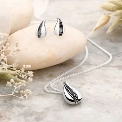 Sapling Earrings -Silver Store E5804 01