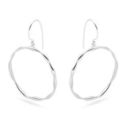 Silver Air Earrings -Silver Store E5805 03