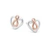 Infinity Heart Studs