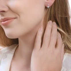 Frost Fire Studs -Silver Store E5824 02