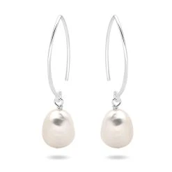 Enchanted Pearl Earrings -Silver Store E5829 03