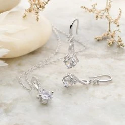 Ballroom Earrings -Silver Store E5848 01