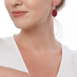 Strawberry Sunset Earrings -Silver Store E5866 02