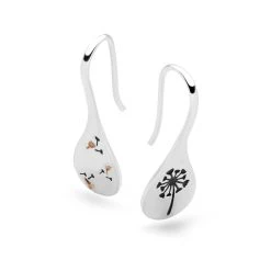 Dandelion Puff Earrings -Silver Store E5876 03