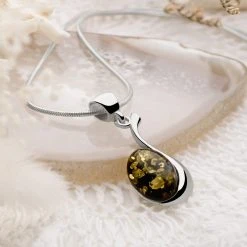 Amberissimo Pendant -Silver Store P1050 01