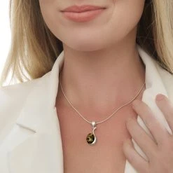 Amberissimo Pendant -Silver Store P1050 02