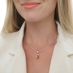 Marble Swing Pendant -Silver Store P1096 02