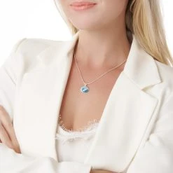 Deep Blue Sea Pendant -Silver Store P1341 04