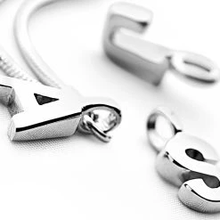 Initial Pendant -Silver Store P201 01