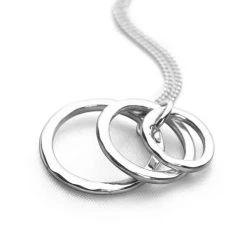 Personalised Name Pendant -Silver Store P2226 01