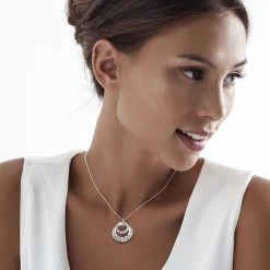 Personalised Name Pendant -Silver Store P2226 04