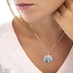 Tree Of Life Pendant 7 Tree Of Life Pendant -Silver Store P2446 02