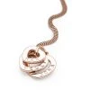 Personalised Hearts Pendant (Rose Gold Plate)