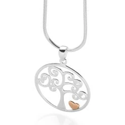 Tree Of Love Pendant 7 Tree Of Love Pendant -Silver Store P2648 03