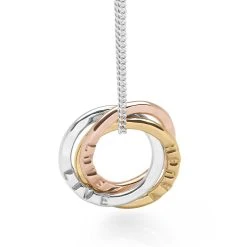 Tri Personalised Medium Russian Pendant 7 Tri Personalised Medium Russian Pendant -Silver Store P2722 03