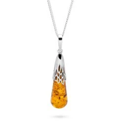 Caramel Dew Pendant -Silver Store P2750 03