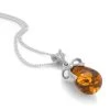Amber Bow Pendant