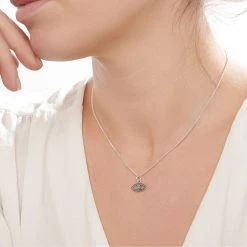 Evil Eye Pendant -Silver Store P2857 02