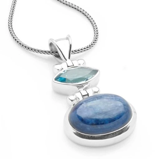 Ocean Breeze Pendant -Silver Store P2889