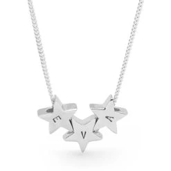Personalised Stars Pendant -Silver Store P2898 03