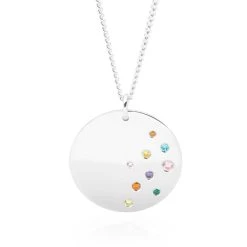 Rainbow Pop Pendant -Silver Store P2905 03