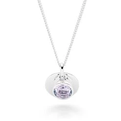 Personalised June Pendant -Silver Store P2942 03