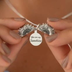 You Are My Sunshine Pendant -Silver Store P2961 02