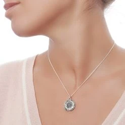 You Are My Sunshine Pendant -Silver Store P2961 03