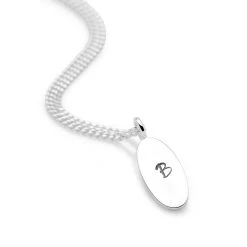 Personalised Script Initial Pendant