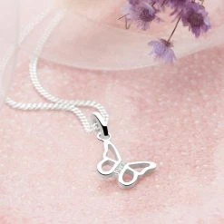Butterfly Bliss Pendant -Silver Store P2974 01