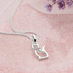Kitty Bliss Pendant -Silver Store P2975 01
