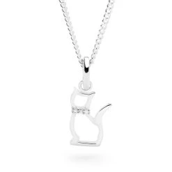 Kitty Bliss Pendant -Silver Store P2975 03