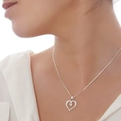 Bright Love Pendant -Silver Store P2978 02