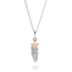 Enchanted Feather Pendant -Silver Store P2994 03
