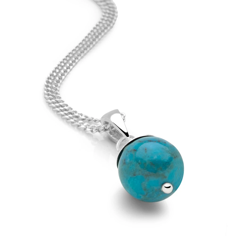 Turquoise Bauble Pendant 1 Turquoise Bauble Pendant