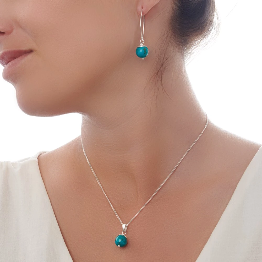 Turquoise Bauble Pendant 3 Turquoise Bauble Pendant - Image 3